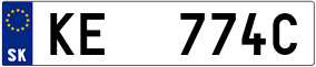 Truck License Plate